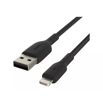 Lightning kabelis Belkin CAA002BT3MBK 3 m juodas