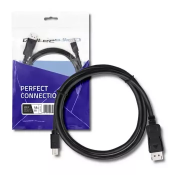 DisplayPort kabelis Qoltec 50434 1,8 m Mini DisplayPort juodas