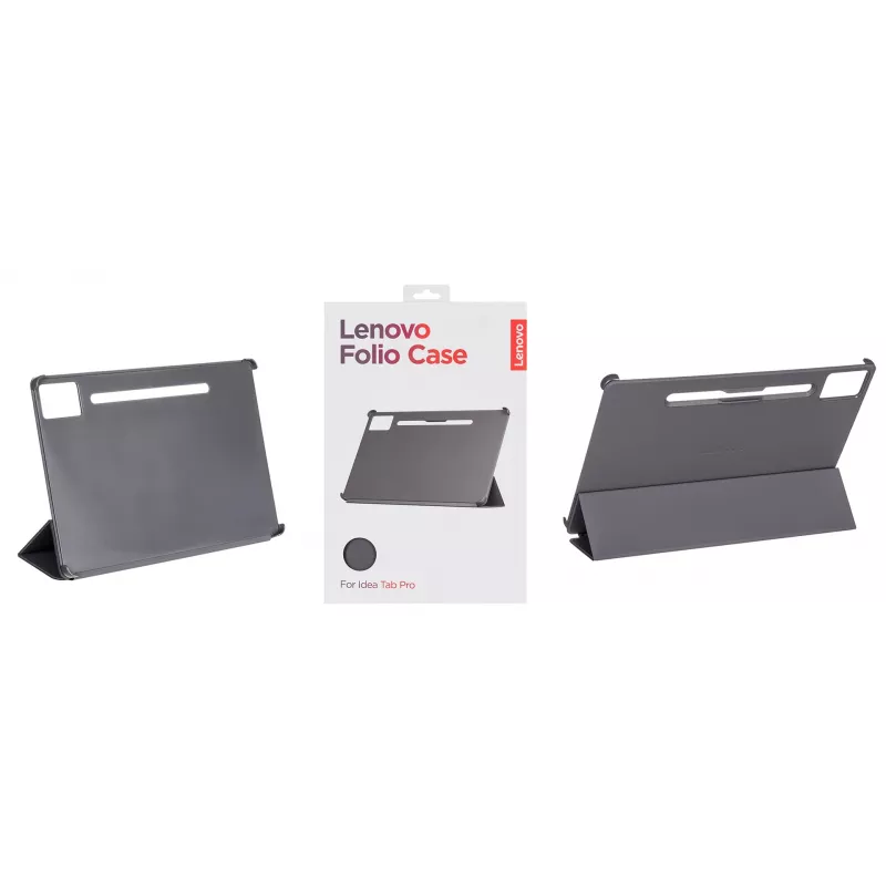 Dėklas Lenovo ZG38C05980 planšetiniam kompiuteriui – 12,7 colio (32,3 cm), pilkas, polikarbonatas/TPU