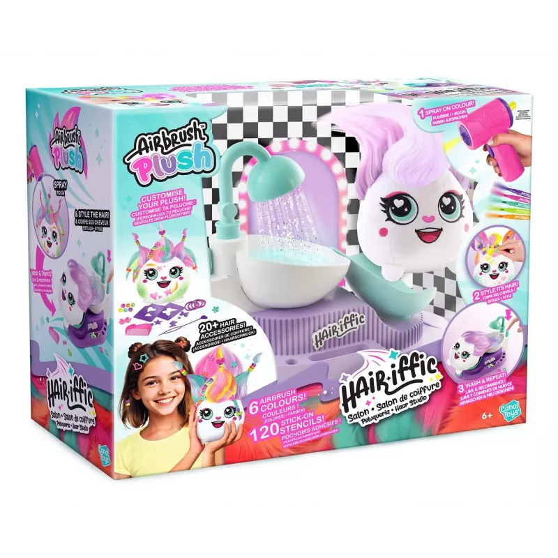 Vaidmenų žaislas Canal Toys Airbrush Plush AIR 044 Plaukų stilizavimo salonas