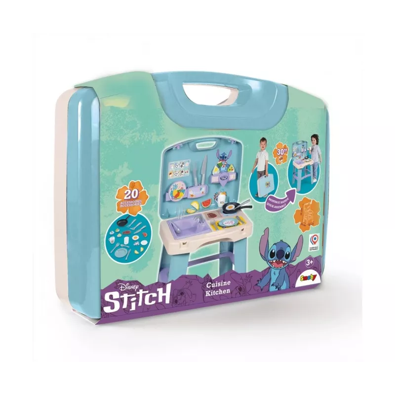 Virtuvėlė vaikams SMOBY Stitch Kitchen 7600311909 su aksesuarais