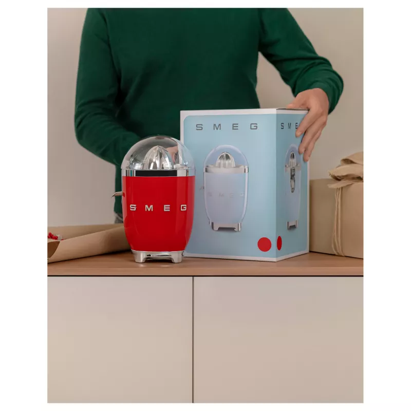 Elektrinė citrusinių vaisių spauda Smeg CJF11RDEU 70 W raudona nerūdijantis plienas