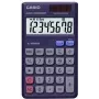 CASIO Skaičiuotuvas SL-300 VERA, saulės ir baterijų maitinimas, 8 skaitmenų EXTRA BIG LC ekranas, euro konvertavimas (SL-300 VERA)