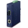 PLANET IP30 pramoninis 10/100/1000BASE tinklo medijos keitiklis 1000 Mbit/s mėlynas (IGTP-802TS)