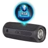 Nešiojamas garsiakalbis MANTA SPK130GO BT – Bluetooth 5.0, TWS, FM, 10W RMS, įkraunamas (juodas, 8×8×19 cm)