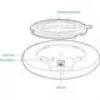 Belaidis prieigos taškas Teltonika TAP400 Wi‑Fi 6, 2,4/5 GHz, 3000 Mbit/s, PoE, 1x LAN, 3 antenos, baltas