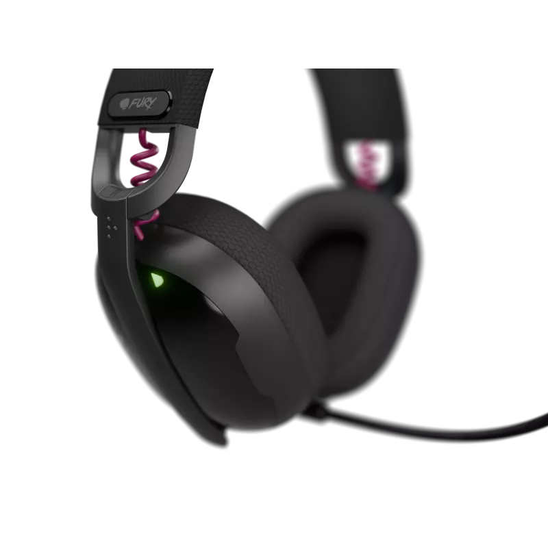 Genesis Fury Fukiya F6 belaidės ausinės žaidimams, Bluetooth, Over-Ear, mikrofonas, juodos
