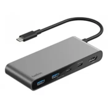 Belkin CONNECT USB-C 7-in-1 Hub su dviem USB-C prievadais AVC023hqSGY