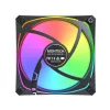MONTECH AX120 PRO Black 120mm ARGB 3 rinkinys