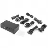 KVM jungiklis Digitus DS-12883 4 prievadai dviejų ekranų 4K HDMI USB