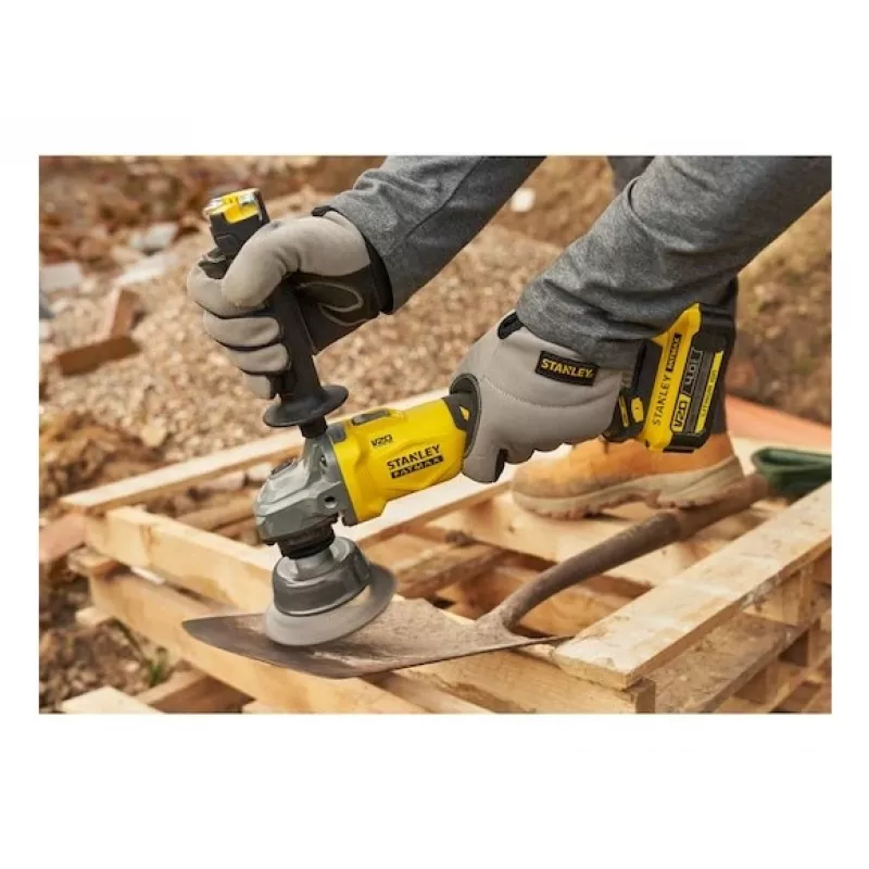 Stanley SFMCG710M1T-QW kampinis šlifuoklis 12,5 cm 8500 aps./min 800 W 1,84 kg