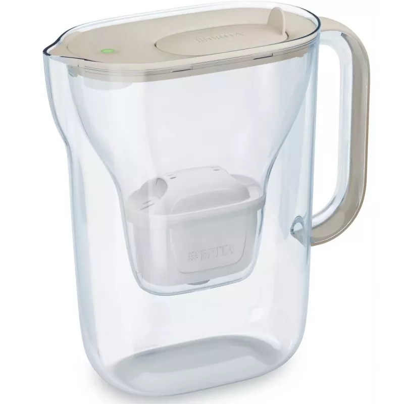 BRITA Style Essential 2,4 L vandens filtro ąsotis su 4 smėlio kasetėmis