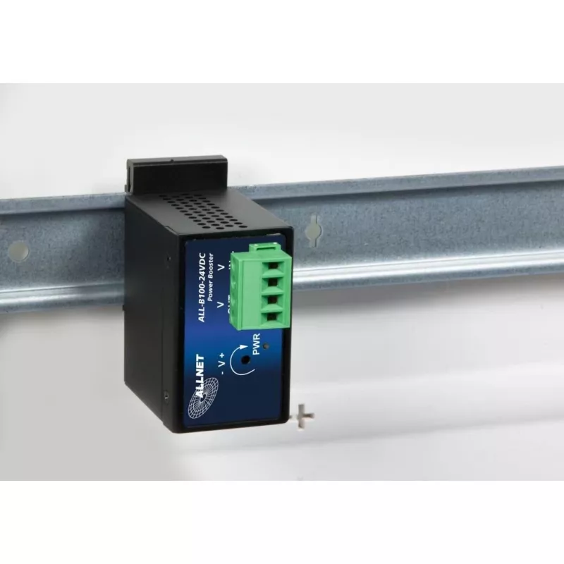 ALLNET ALL-B100-24VDC DC-DC įtampos keitiklis: 24V į 48–55V, iki 95W