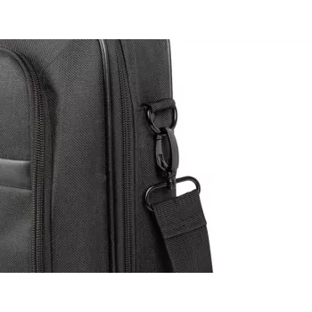 Portfelis NATEC Boxer Lite 39,6 cm (15,6 colio) – poliesteris, 2 skyriai, peties diržas, 410×305×65 mm, 750 g