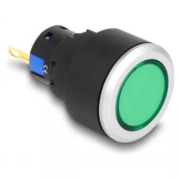 Pramoninė LED mašininė lemputė DELOCK 22055 — 1 lempa, AC 250V/5A, IP40/IP65, Ø 2,5 cm, H 42 mm