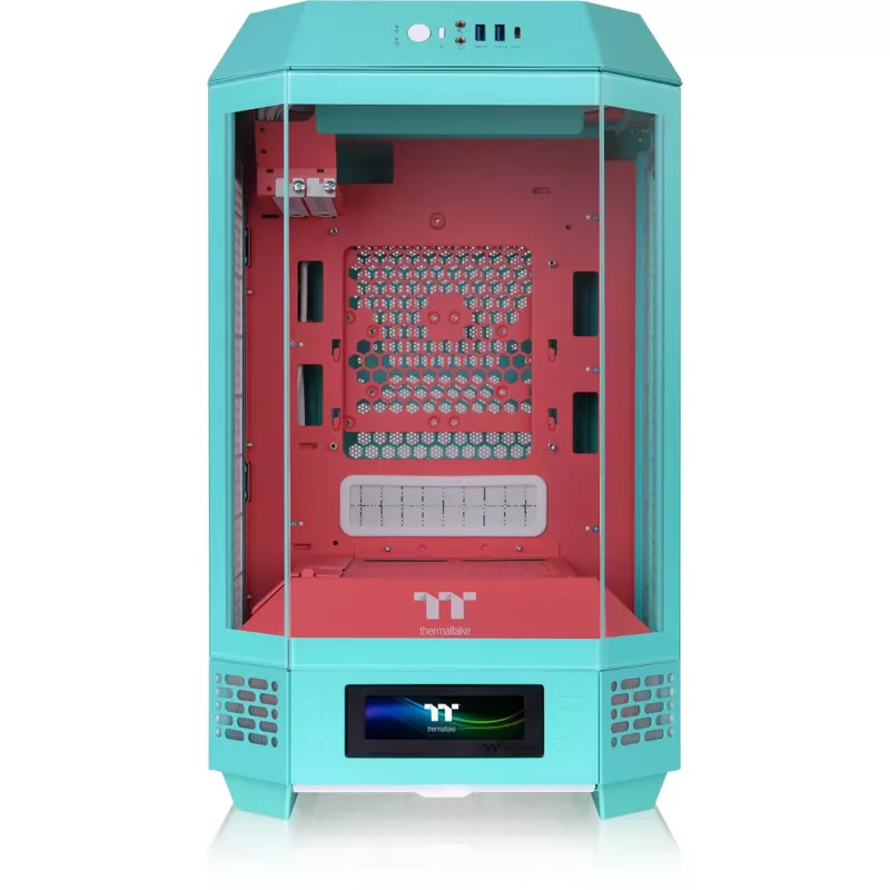 Thermaltake The Tower 250 Mini Tower korpusas mėtų/braškių spalvos, grūdintas stiklas