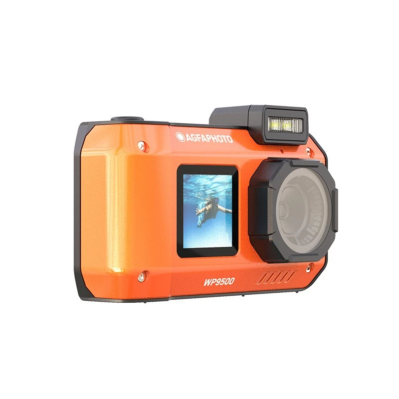 AgfaPhoto Realishot WP9500 oranžinė (WP9500OG) – vandeniui atspari skaitmeninė kamera