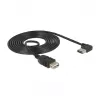 USB laidas DeLOCK 2m USB 2.0-A į USB 2.0-A Juodas