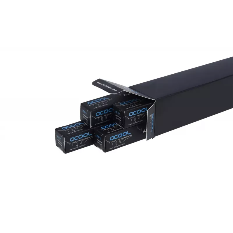 Vandens aušinimo sistemos akrilinis vamzdelis Alphacool 18443 – skaidrus, Ø 16 mm, ilgis 60 cm, sriegio Ø 13 mm