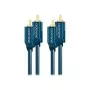 Stereo garso laidas (2x RCA kištukas / 2x RCA kištukas) - 0,5 m RCA koaksialinis kabelis galingam stereogarsui