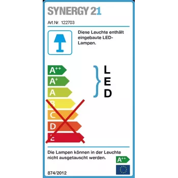 Synergy 21 LED rūsio šviestuvas / apvalus šviestuvas IP65 7W šalta balta
