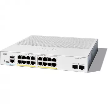 CISCO Catalyst 1200 16 prievadų GE PoE 2x1G SFP valdomas jungiklis