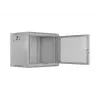 19 colių 9U 600x450 pilkas sieninis spintos stovas Lanberg su perforuotomis durelėmis