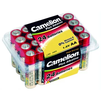 Vienkartinė baterija AA Camelion LR6-PB24 (24 vnt.)