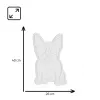 Neoninė lemputė MANTA SNL66WH French Bulldog White – dekoratyvinis LED neoninis šuo prancūzų buldogas baltas
