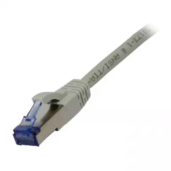 Patch kabelis RJ45 CAT6A 500MHz 5m pilkas S-STP(S/FTP) komponentų testuotas (GHMT sertifikuotas) AWG2