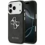 GUESS Hardcase 4G | Užpakalinis dangtelis | iPhone 17 Pro Max | Apple | Ekologinė oda/PC/Plastikas/TPU | Juoda