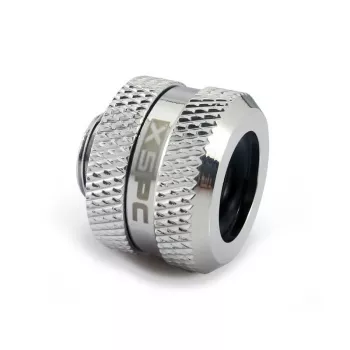 XSPC jungtis G1/4 iki 14 mm kietajam vamzdžiui, chromuota – 8 vnt.