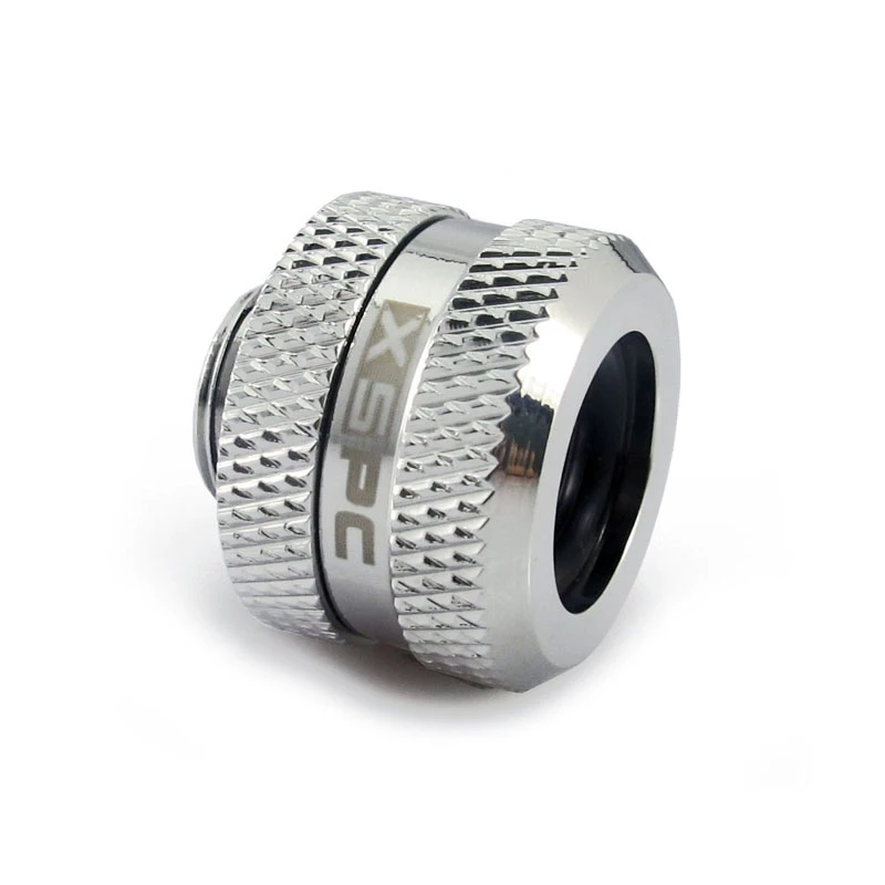 XSPC jungtis G1/4 iki 14 mm kietajam vamzdžiui, chromuota – 8 vnt.