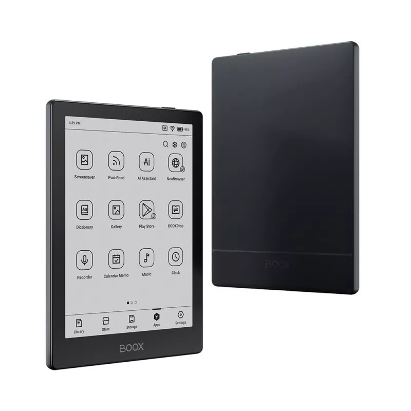 E-skaitmeninė knyga Onyx Boox Go 6 (15,2 cm) 1448×1072 E-ink, 32 GB, 2 GB RAM, Android 11, Dual-band Wi-Fi, Bluetooth 5.0, MicroSD, USB-C, Juoda