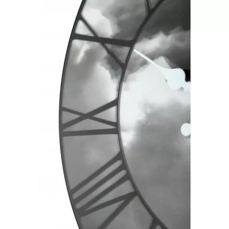 NeXtime klok 3037 Clouds, Ø39 cm, sieninis, juodas
