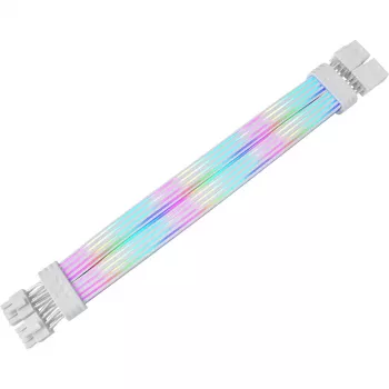 Juostinis maitinimo kabelis THERMALTAKE AC-082-CN6NAN-A1, CPU 2x8Pin moteriškas–moteriškas, 0,272 m