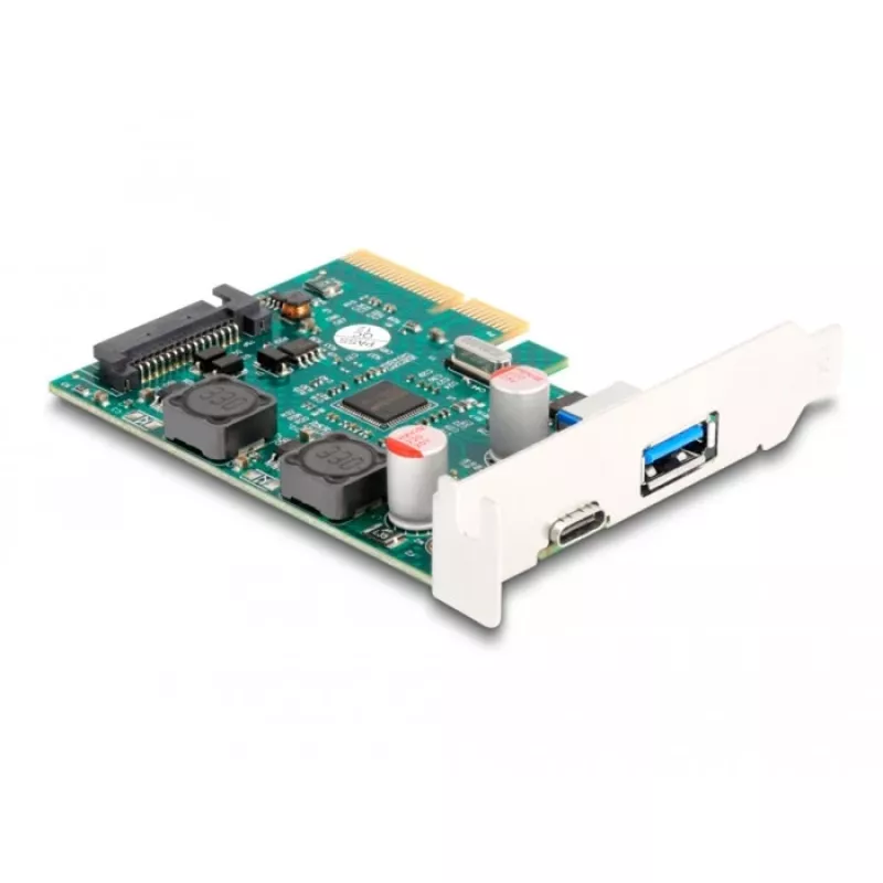 DeLOCK PCI Express x4 kortelė 1 x USB Type-C 1 x USB Type-A 10 Gbps