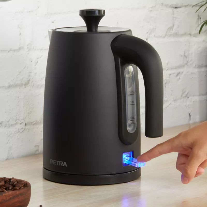 Elektrinis virdulys Petra 1,7L 3KW matinė juoda