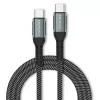 USB C laidas Qoltec 52358 1,5 m juodas USB 2.0 0,48 Gbit/s