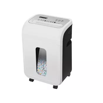 Biuro dokumentų smulkintuvas TRACER TRANIS47633 Baltas — kryžminis pjovimas 4x12 mm, 14 lapų talpa, 20 L krepšelis