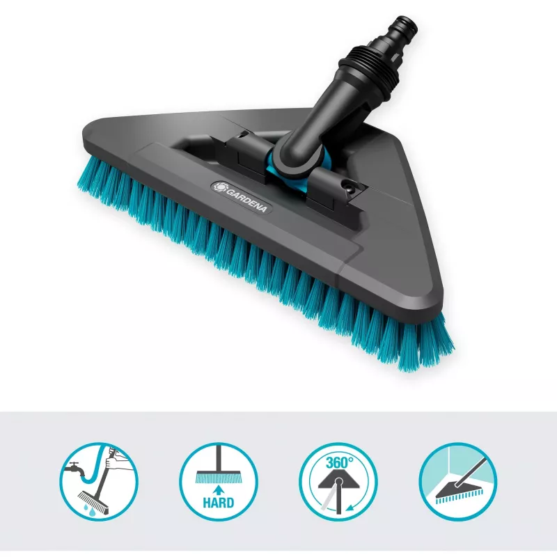 Gardenos kietų šerių šepetys Cleansystem Hard Flex 18814-20