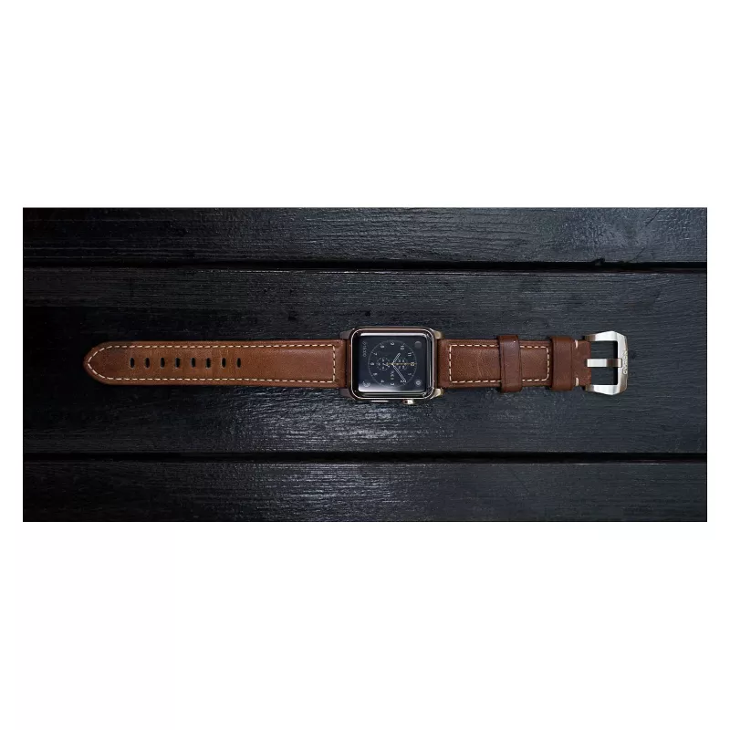 Nomad NM1A4RST00 - Dirželis iš odos, skirtas Apple Watch, rudas