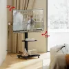 Grindinis TV stovas ergo office ER-304 B, maks. apkrova 50 kg, VESA 600x400
