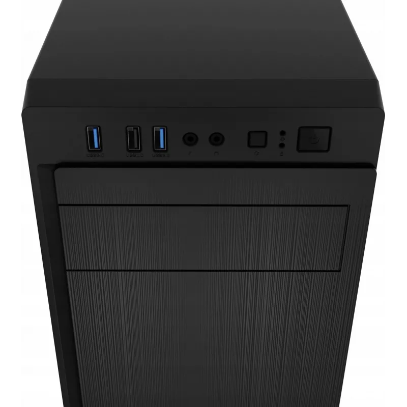 NATEC Aracanta Midi Tower Black – kompiuterio korpusas