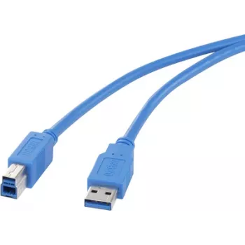 USB kabelis Renkforce USB A tipo į B tipą 3.0, ilgis 1,8 m