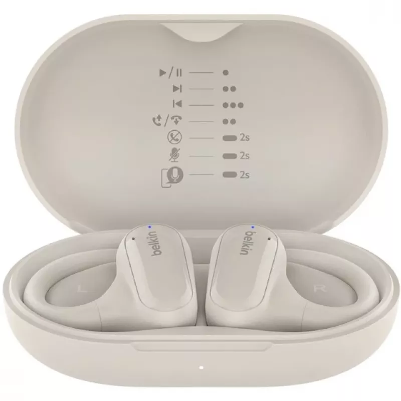 Ausinės Belkin SoundForm ClearFit smėlio spalvos