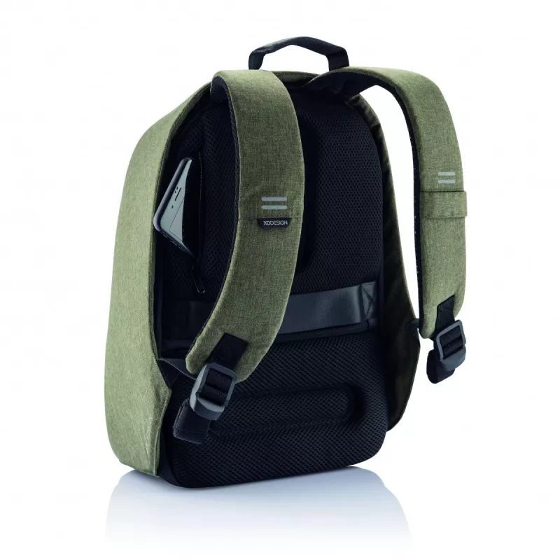 Kuprinė XD-Design Bobby Hero Small, laisvalaikio, žalia, PU oda