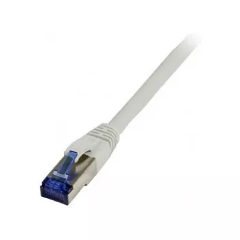 Patch kabelis RJ45 CAT6A 500MHz 0,5m pilkas S-STP (S/FTP) TPE/LSZH Superflex AWG26 Synergy