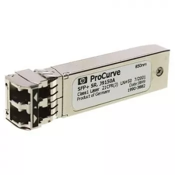 HP Enterprise 10 GbE SFP SR 850 nm optinis siųstuvas-imtuvas trumpojo nuotolio daugiamodiam kabeliui