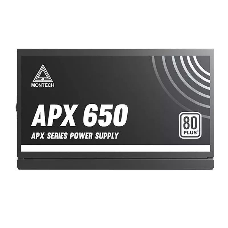 Montech APX650 maitinimo blokas 650 W 20+4 pin ATX ATX Juodos spalvos